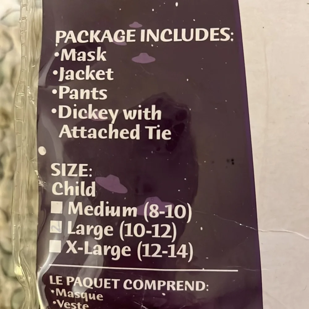 “ALIEN AGENT” COSTUME•INCLUDES EVERYTHING ON PACKAGE•GREAT COSTUME•LIKE NEW - Picture 4 of 7